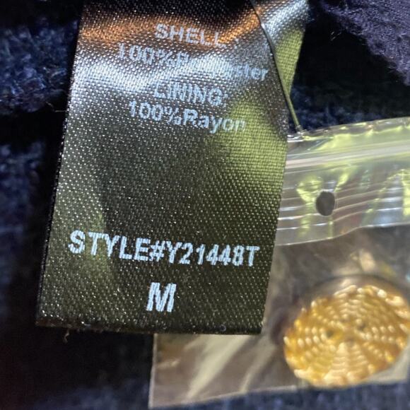 Tuckernuck Textured Myla Romper Color: Navy Blue Size: Medium - Picture 10 of 12